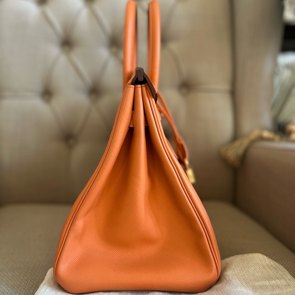 ❌SOLD❌Birkin 35 Mango on PHW
Epspm Leather Stamp P Square (2012) - Picture 7 of 16